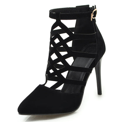 Helen – Hochhackige Cutout-Römerschuhe