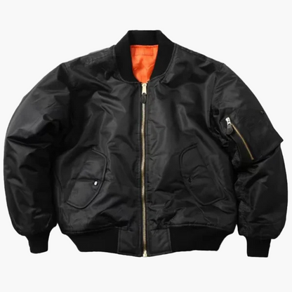 Unisex Bomberjacke für Alltag und Freizeit – Klassischer Stil