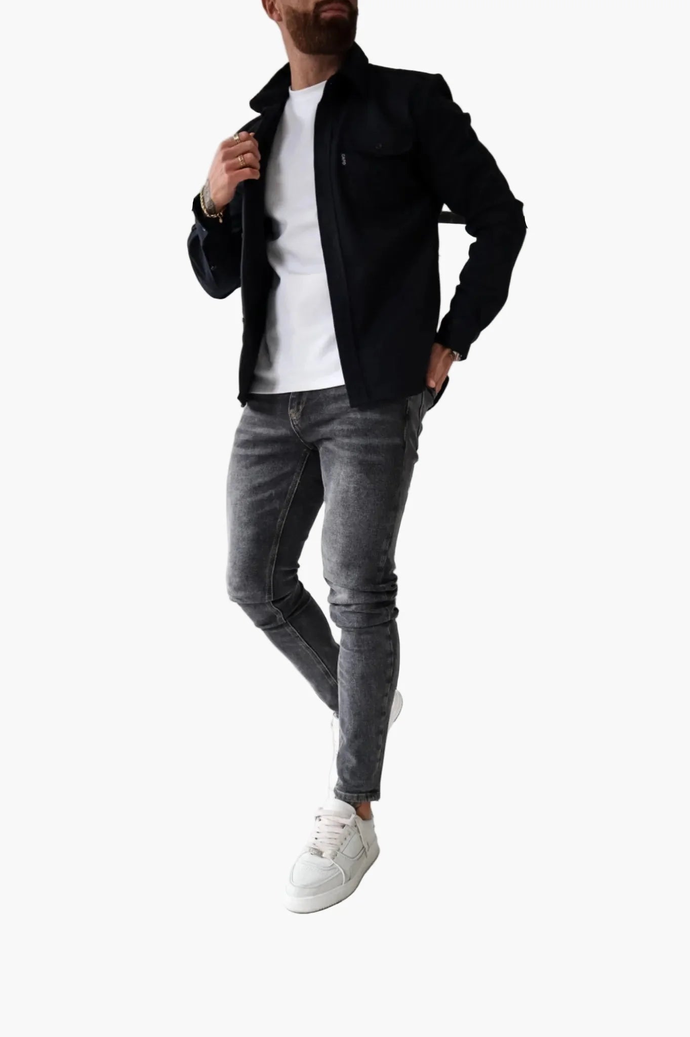 Herren Overshirt Jacke – Moderner Urban Casual Look für Alltag & Freizeit