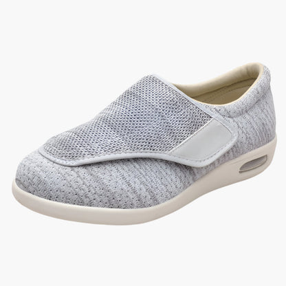 Herren Komfort-Slipper für Diabetiker – Weite orthopädische Schuhe mit Klettverschluss