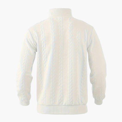 Herren Half-Zip Strickpullover – Modischer Freizeitpullover für Alltag & Büro