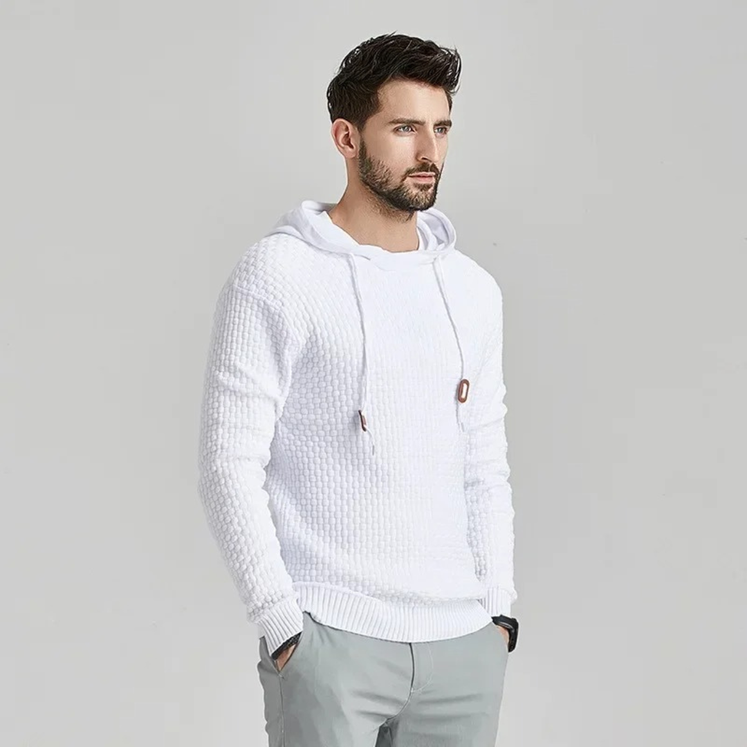 Herren Hoodie Kariert – Moderner Freizeitpullover mit Kapuze für Alltag & Komfort
