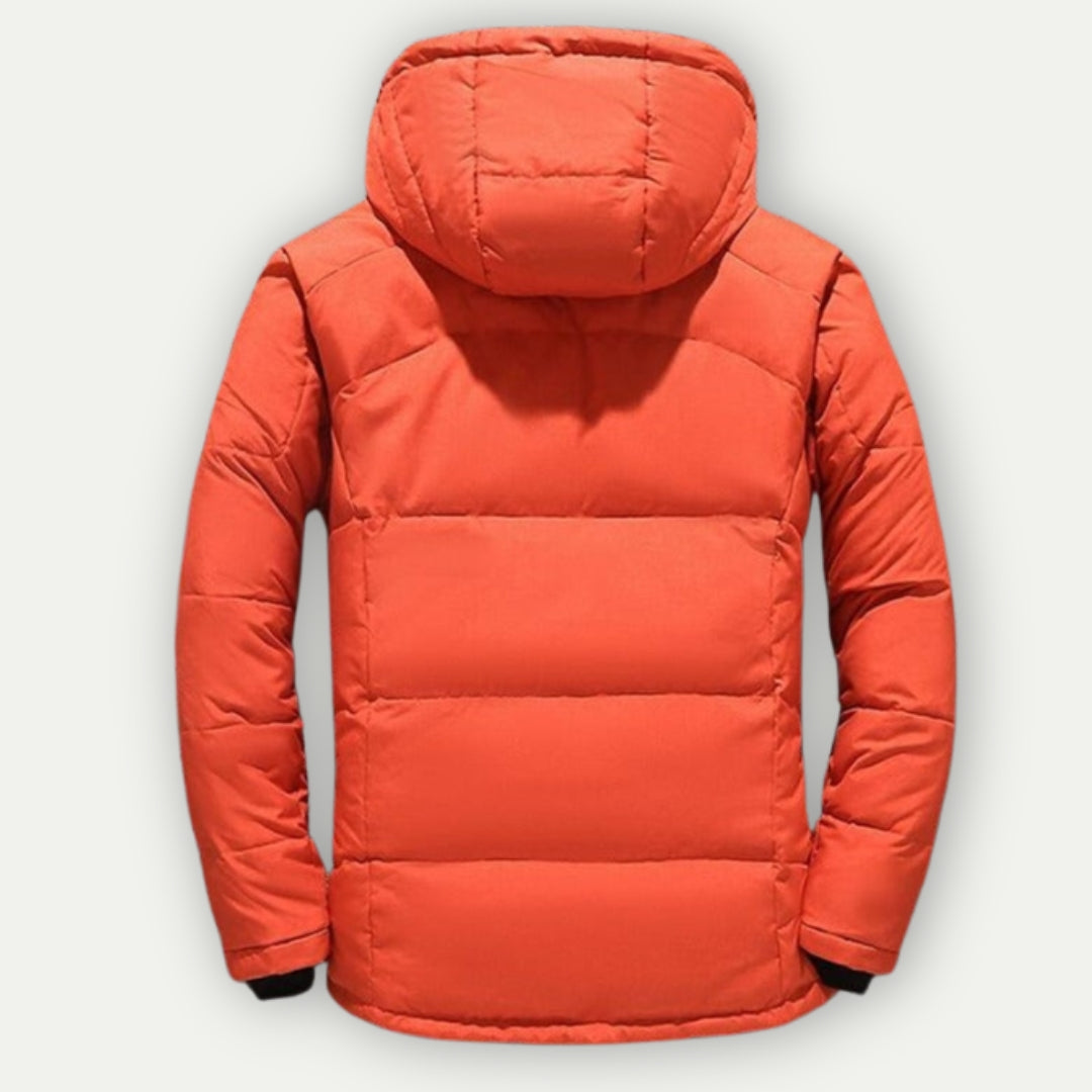 Herren Daunenjacke Winter Steppjacke mit Kapuze – Modisch & Wärmend für Alltag und Outdoor