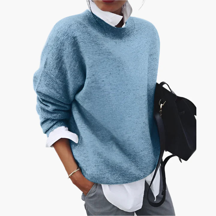 Damen Pullover Casual Loose Fit – Stilvoller Alltags-Strick für Büro & Freizeit