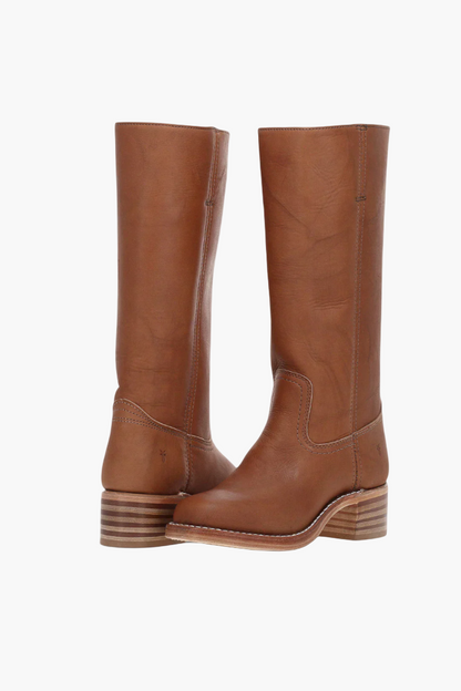 Damen Klassische Stiefel mit Blockabsatz – Modischer Alltags-Look