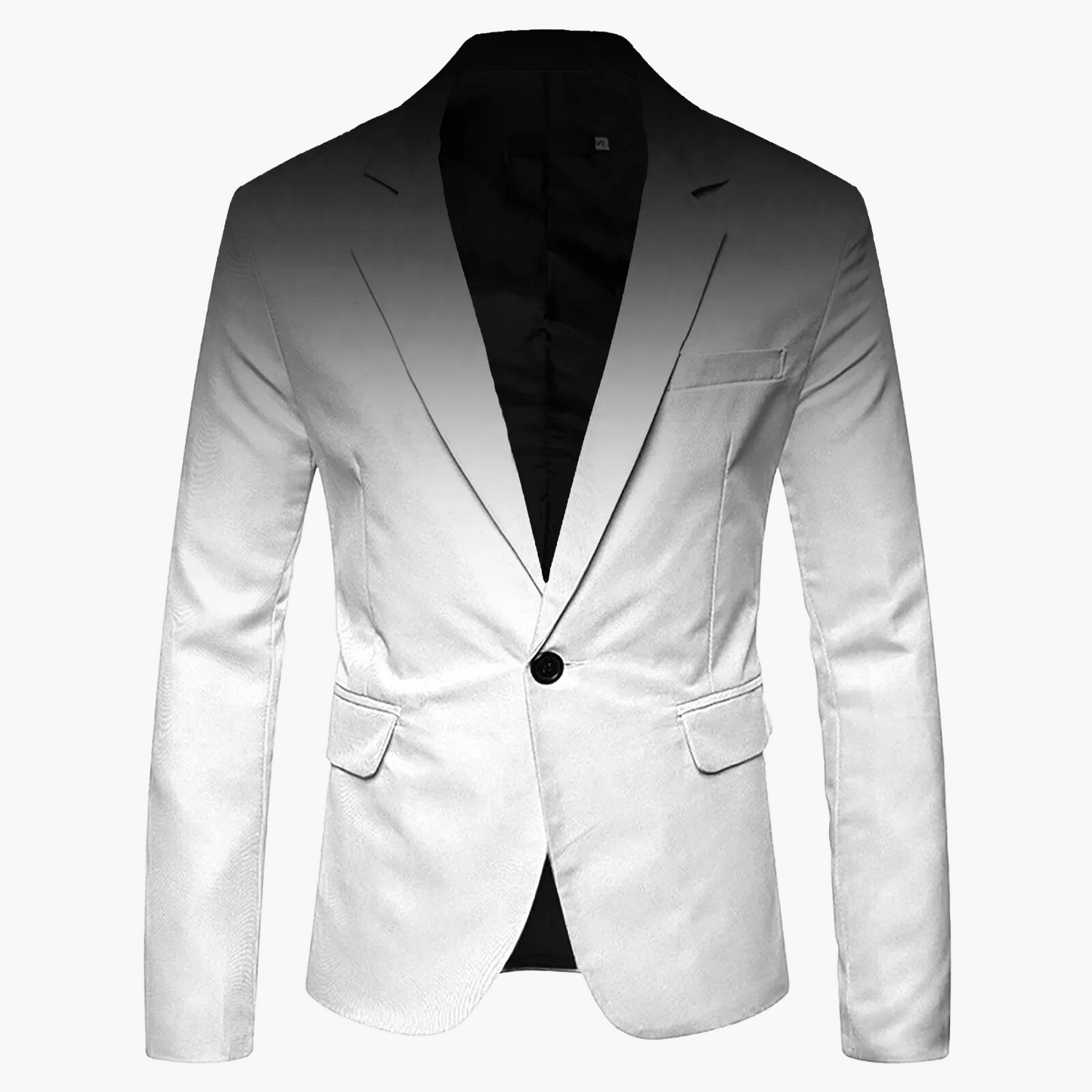 Herren Slim Fit Blazer Modern Ein-Knopf Sakko für Business und Freizeit