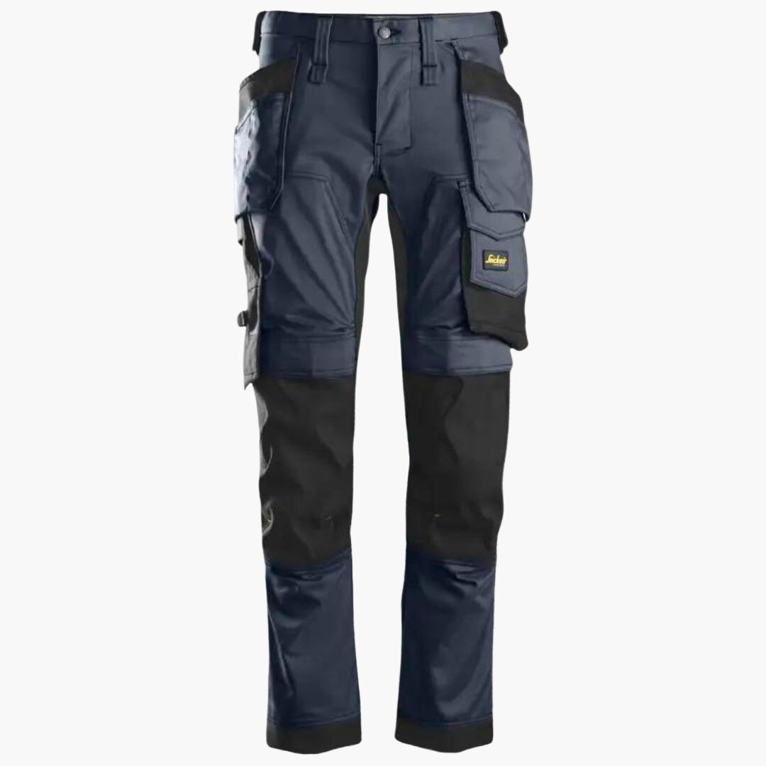 Herren Arbeitshose mit Holstertaschen und Stretch – Profi Workwear für Handwerker