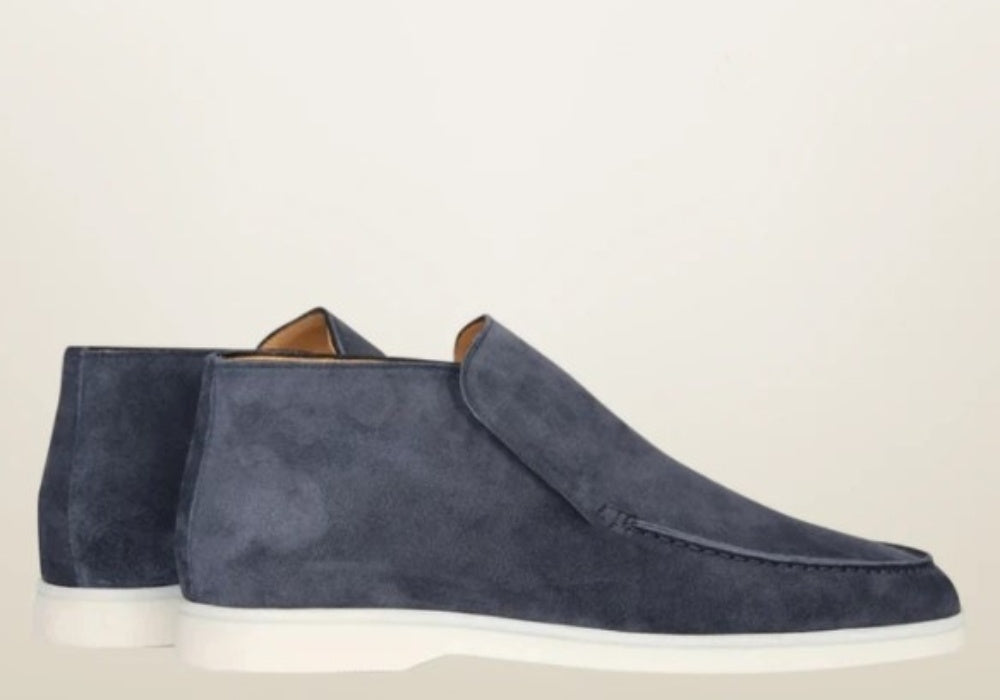 Calvin – Retro Flache Knöchellange Herrenslipper