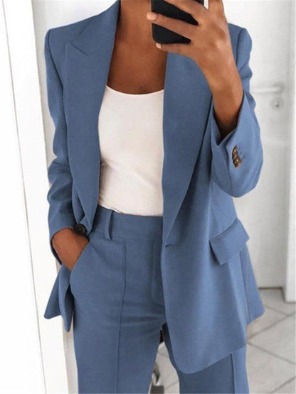Tara – Eleganter Damenblazer mit Polo-Kragen