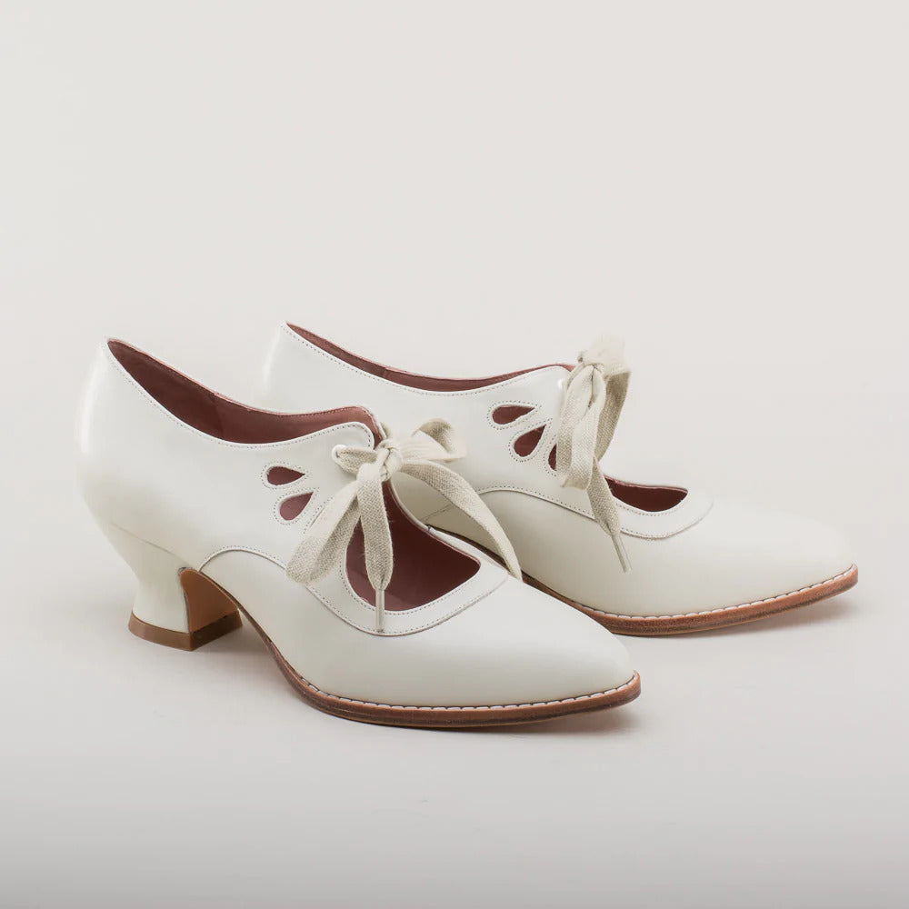 Stephanie – Elegante Schnürstiefeletten mit hohem Absatz