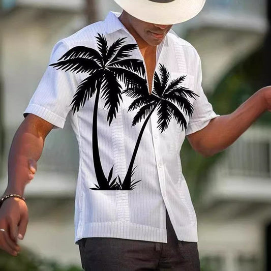 Joe – 3D Bedrucktes Sommer-Hawaii-Hemd für Herren