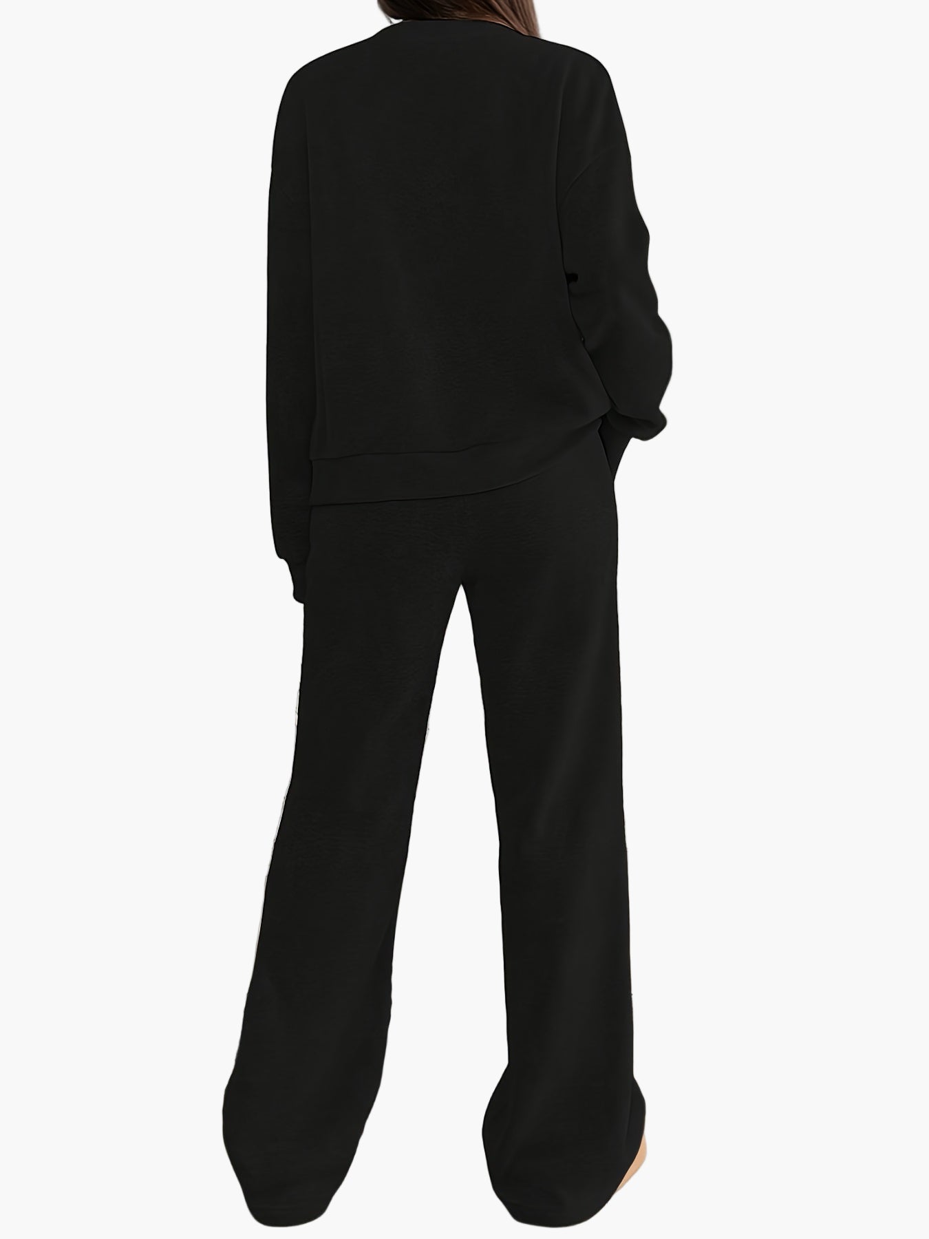 Damen Loungewear Set – Bequemes Freizeit Hausanzug mit Knopfleiste für Zuhause und Alltag