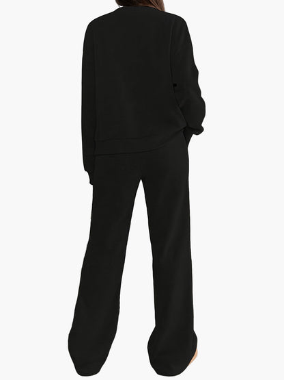 Damen Loungewear Set – Bequemes Freizeit Hausanzug mit Knopfleiste für Zuhause und Alltag