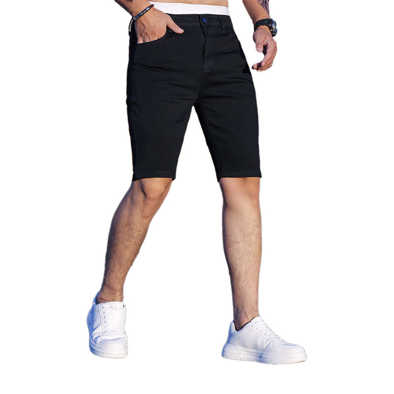 Billy – Drei-Farben Stretch Denim Shorts