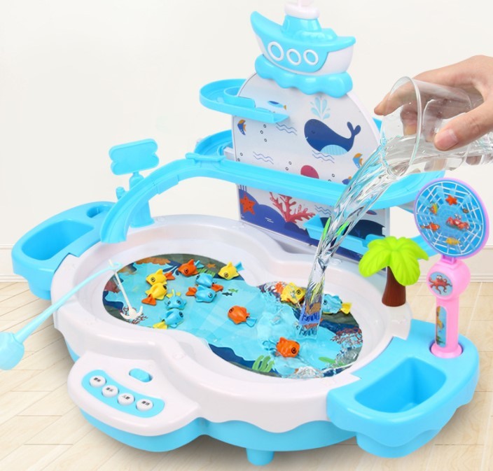 Elektrisches Angelspielzeug für Kinder – Musik-Spielset mit Lernfunktion und Wasserspaß