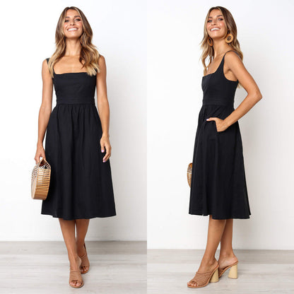 Ruby – Einfaches Trägerloses Kleid für Damen
