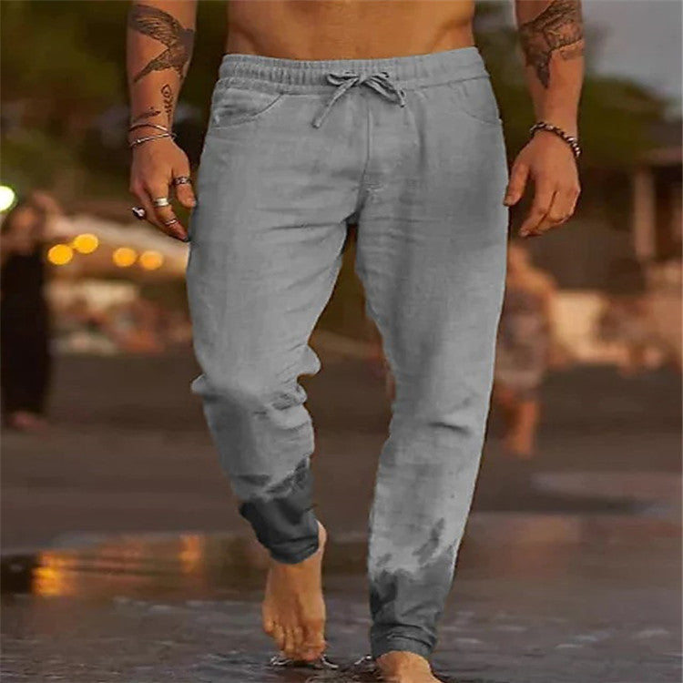 Ross – Lässige Herren Sommerhose aus Baumwolle und Leinen