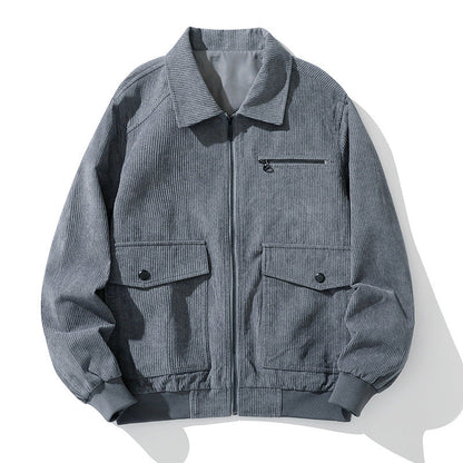 Calvin – Herren Cordjacke im japanischen Stil