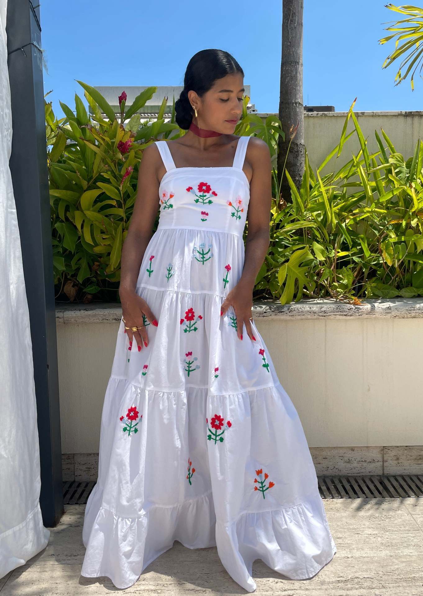 Kelly – Langes Strandkleid für Damen