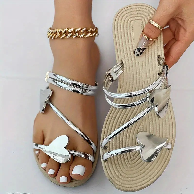 Marie – Herzförmige Sommerschuhe für Damen