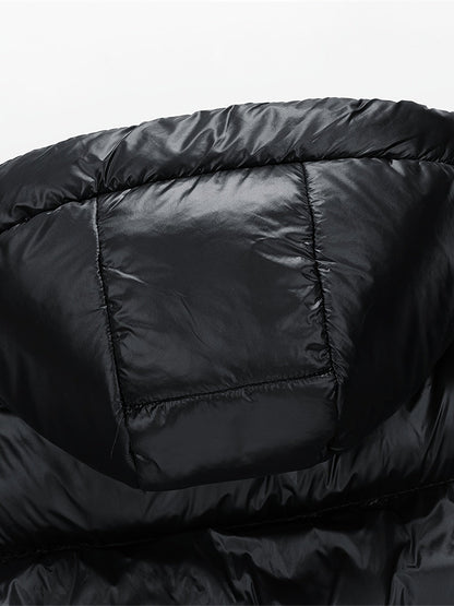 Herren Daunenjacke mit Kapuze für Outdoor und Alltag – Winter Steppjacke, Casual Style