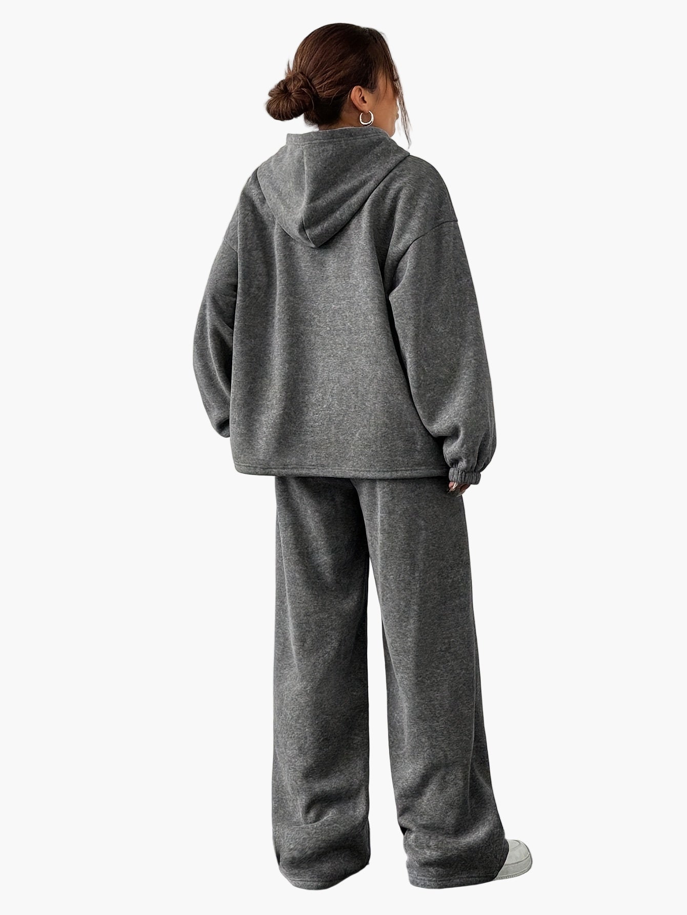 Damen Freizeit Hoodie & Jogginghose Set – Bequemer Loungewear Trainingsanzug für Herbst und Winter