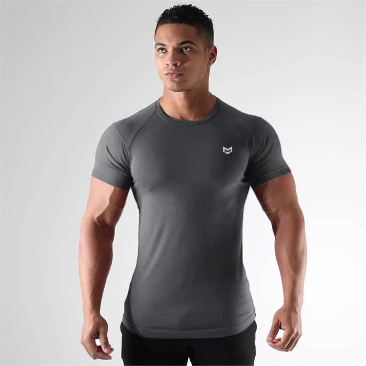 Justin – Kurzärmliges T-Shirt für das Fitnessstudio mit schnelltrocknendem Stoff