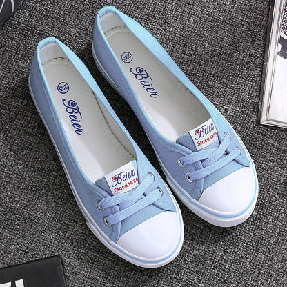 Clara – Atmungsaktive flache Damenschuhe aus Canvas