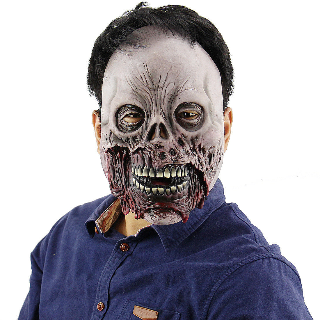 Halloween Vampir-Dämon Maske für Erwachsene – Gruselige Verkleidung für Halloween-Partys & Kostüm-Events
