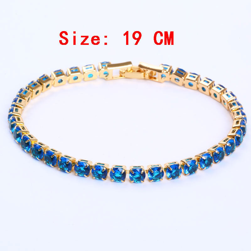 Jacqueline – Einfaches Gang-Dreh-Zirkonarmband