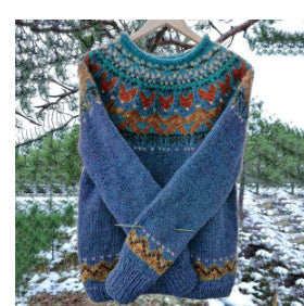 Melissa – Multicolor Rundhals Pullover mit lockerer Passform