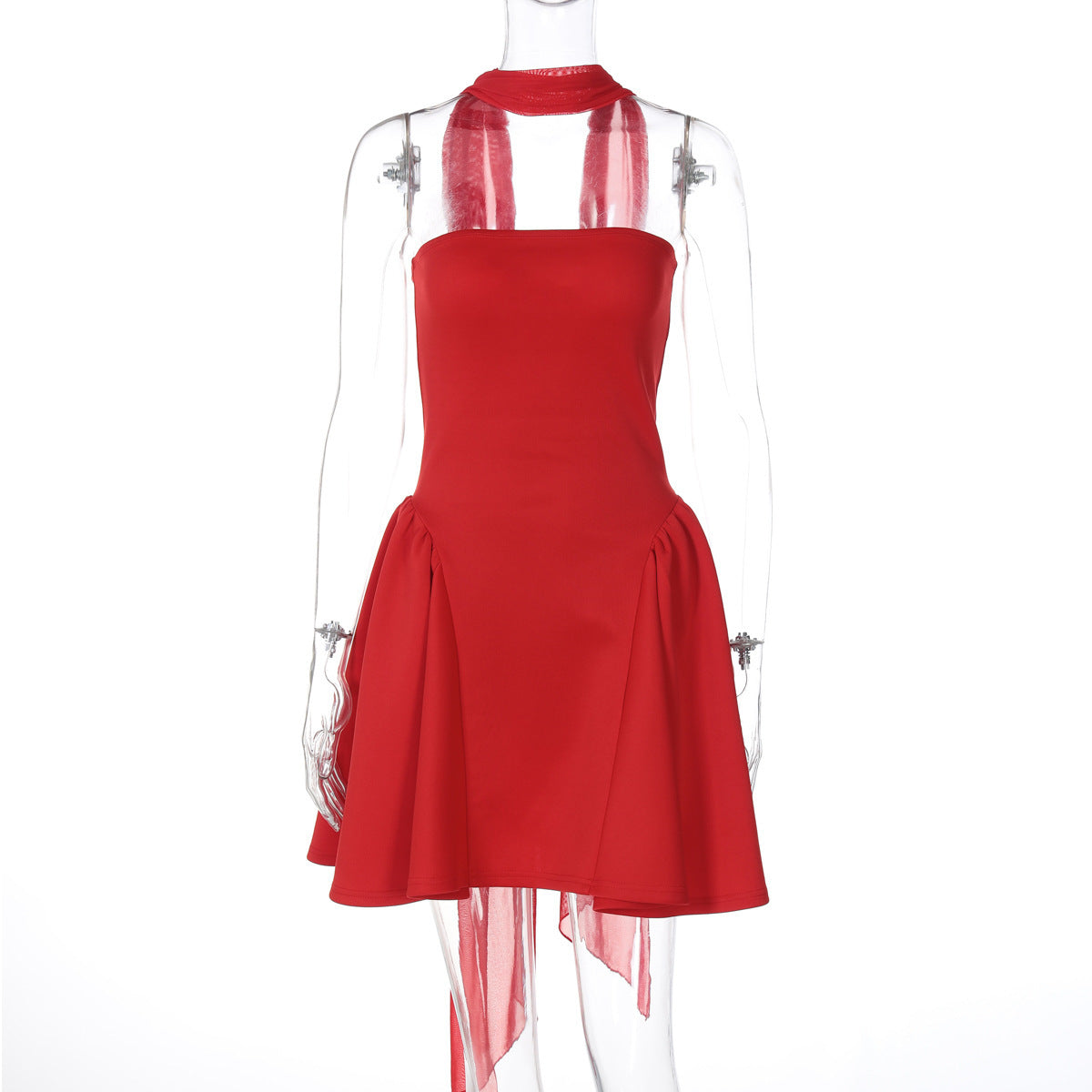 Deborah – Sexy Tube-Top-Kleid mit Rückenreißverschluss für Partykleidung