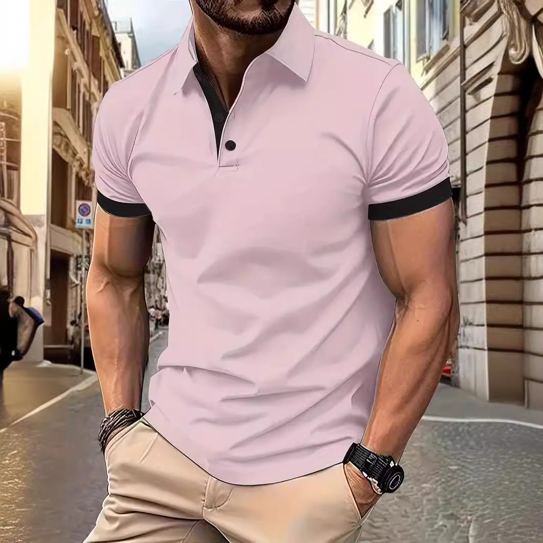 Liam – 3D Poloshirt mit kurzem Ärmel für Herren
