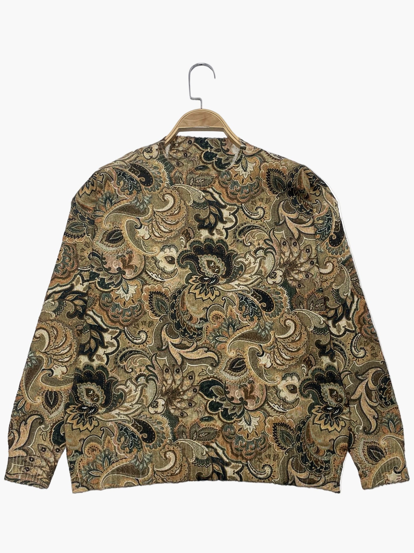 Damen Pullover mit Vintage-Blumenmuster für stilvolle Freizeitlooks