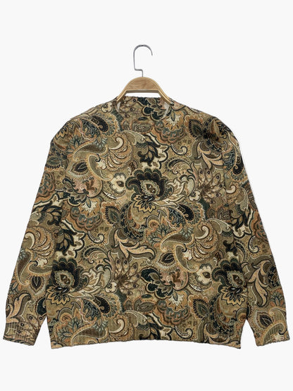 Damen Pullover mit Vintage-Blumenmuster für stilvolle Freizeitlooks