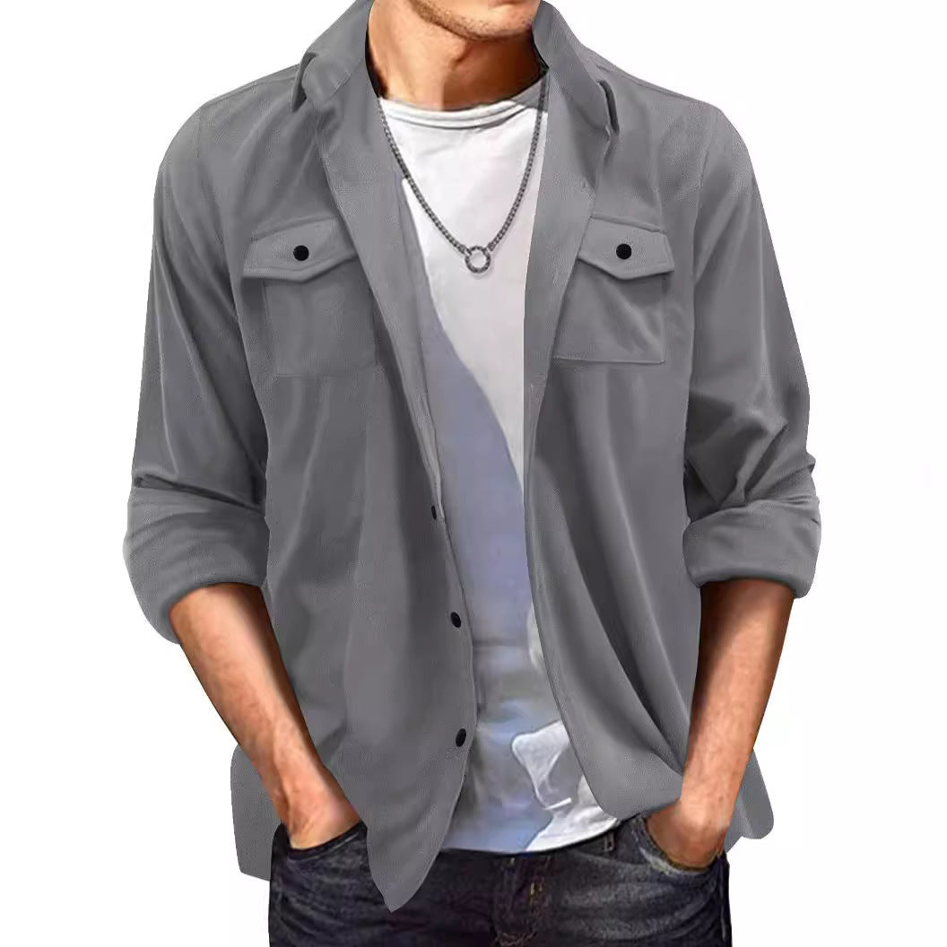 Gilbert – Herren-Lederjacke im europäischen und amerikanischen Stil