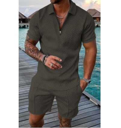 Dale – Herren Sommer Kurzarm Shorts Freizeitanzug