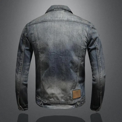 Herren Denimjacke im Vintage-Stil – Klassisch, Lässig & Vielseitig