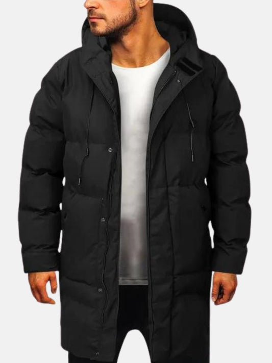 Herren Winter Parka – Langer, Steppmantel für Outdoor & Alltag, Komfort und Stil