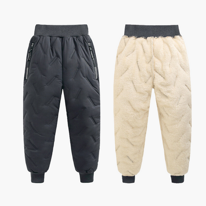 Kinder Outdoor Winter Thermohose – Wasserdicht & Gefüttert für Jungen und Mädchen – Sportliche Schneehose für Aktivitäten