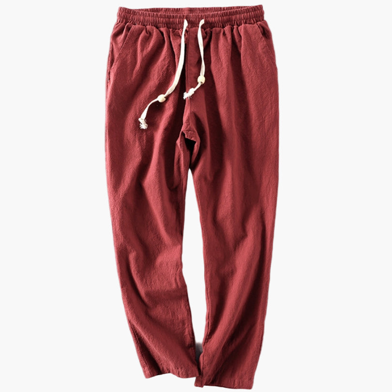 Herren Relaxed Fit Japanische Freizeithose – Komfortable Jogger für Alltag, Reisen & Freizeit