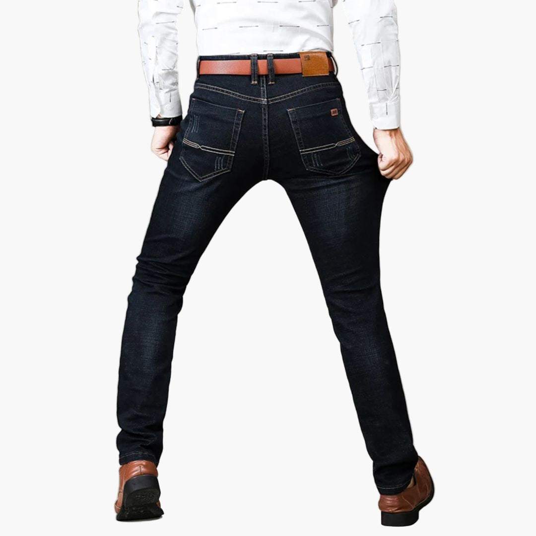 Herren Stretch-Jeans – Bequeme Alltagsjeans im klassischen Stil für Arbeit und Freizeit