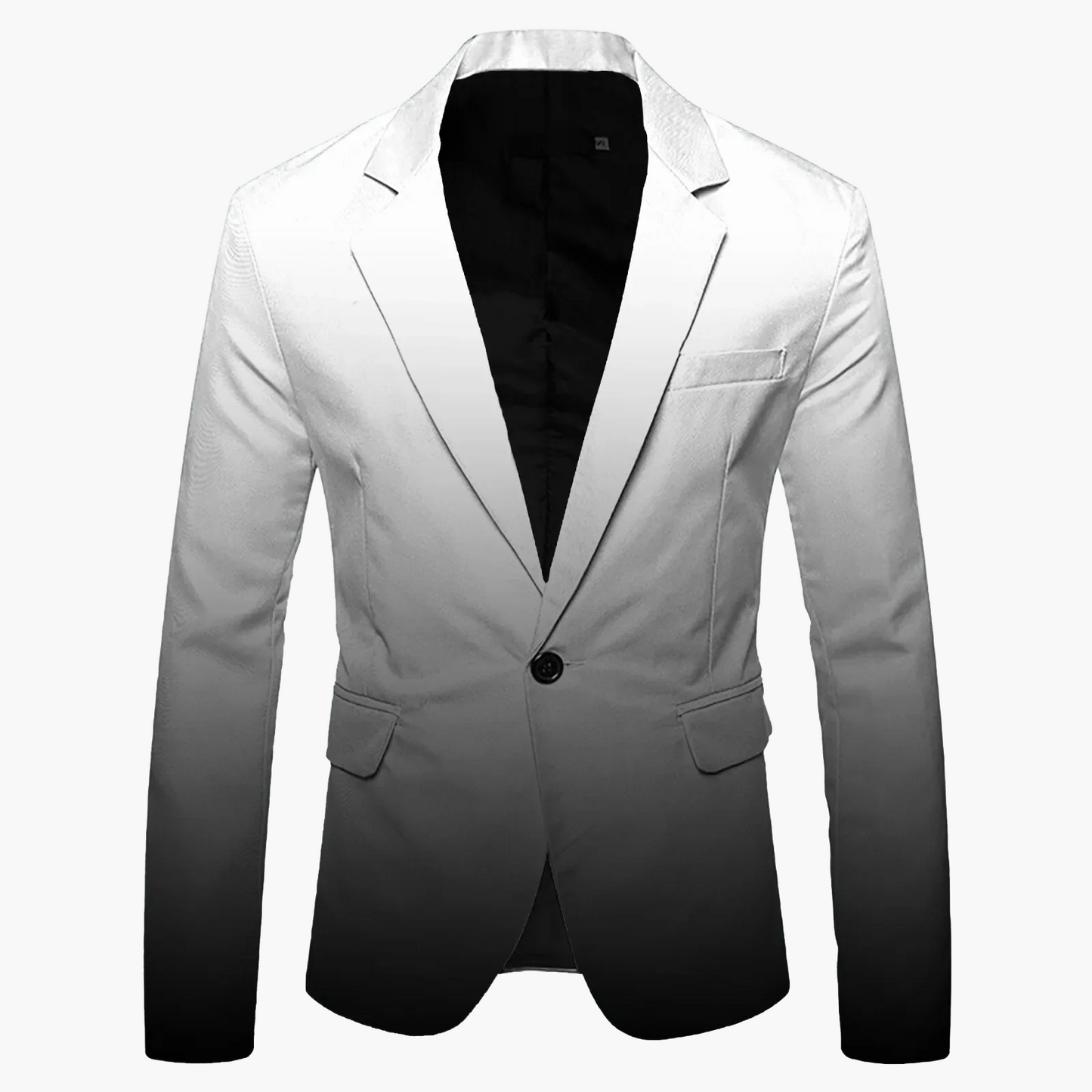Herren Slim Fit Blazer Modern Ein-Knopf Sakko für Business und Freizeit