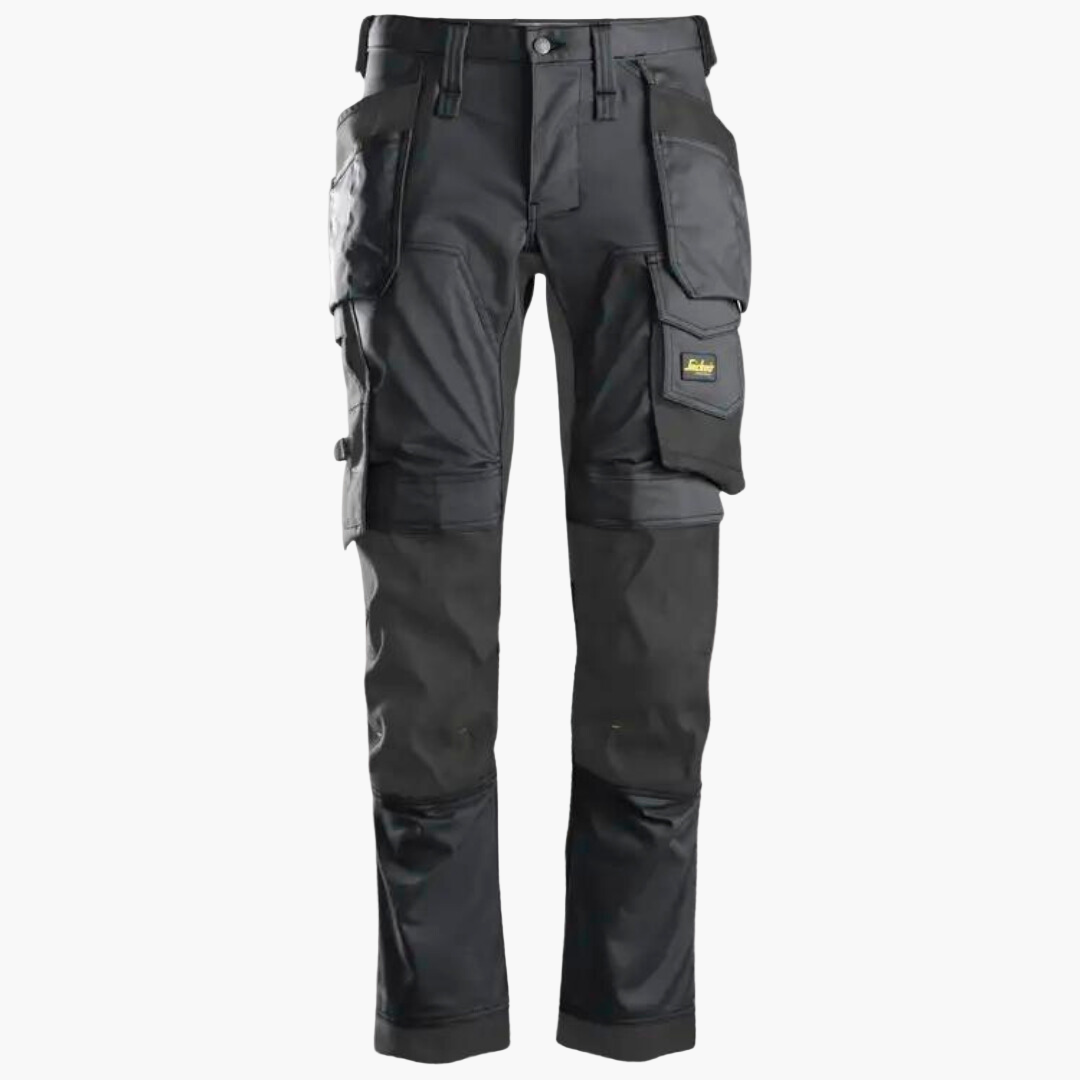Herren Arbeitshose mit Holstertaschen und Stretch – Profi Workwear für Handwerker