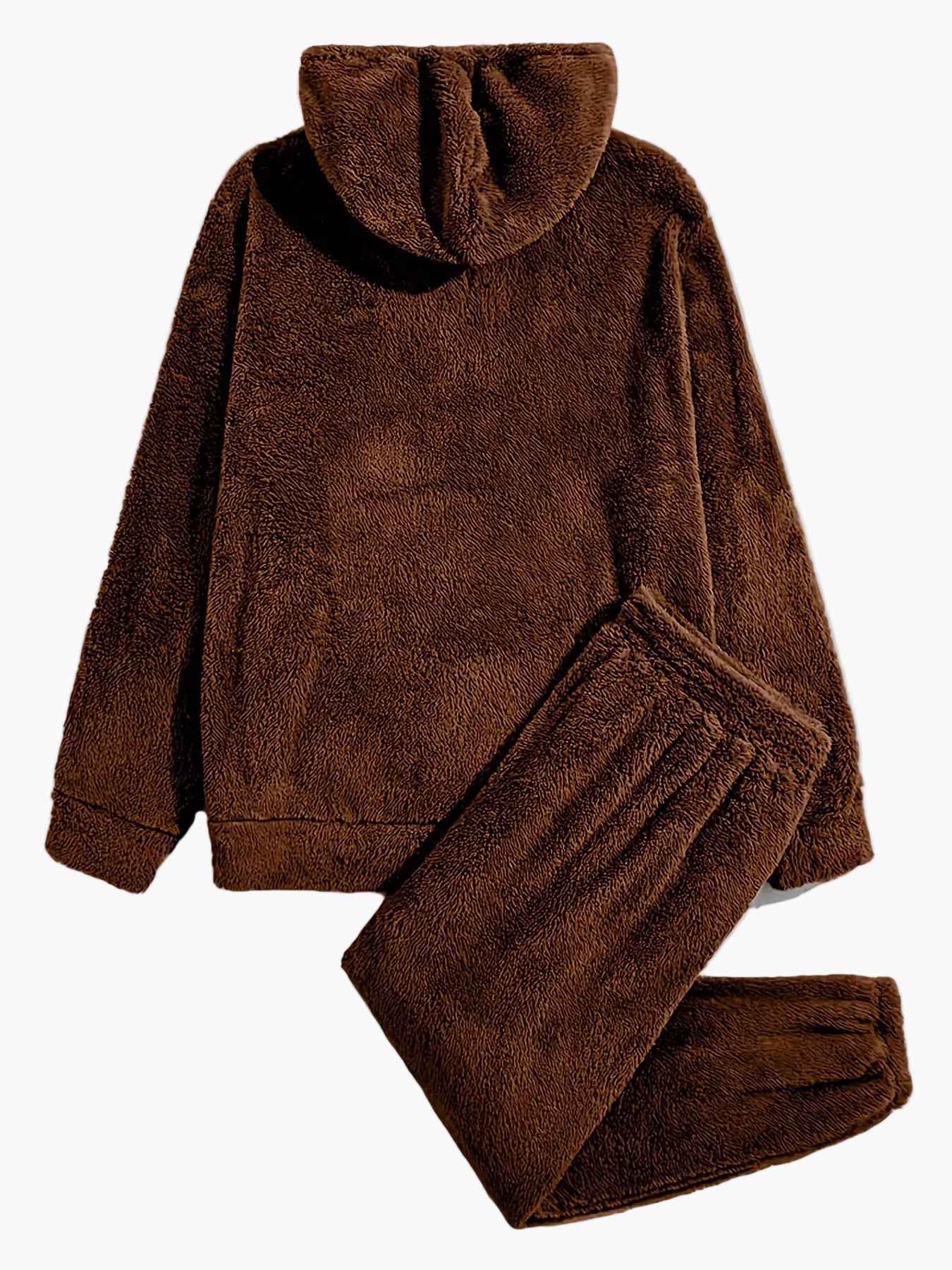 Herren Fleece Hoodie Set – Bequemer Freizeitanzug für Herbst und Winter