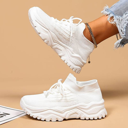 Damen Chunky Sneaker – Modische Fitness- und Alltagsschuhe mit Komfortsohle