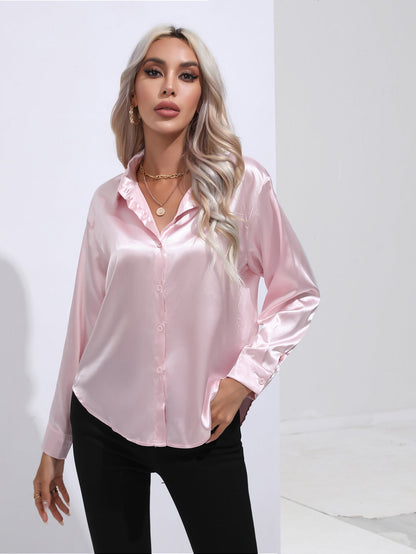 Pamela – Satin Hemd für Damen