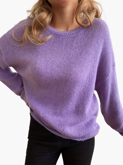 Damen Pullover im eleganten Strick-Design – Bequemer Freizeit Sweater für jeden Anlass