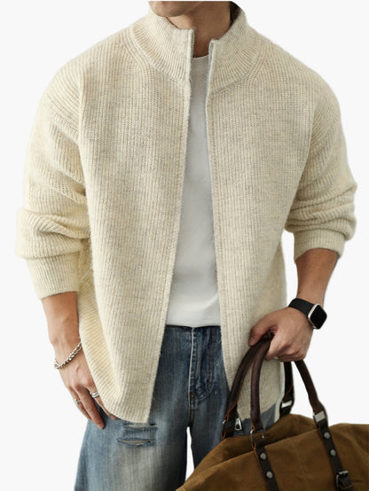 Herren Strickjacke mit Reißverschluss – Lässiger Stil für jede Jahreszeit