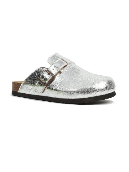 Lydia – Französische Retro Halbschuhe mit geschlossenem Zehenbereich aus veganem Leder